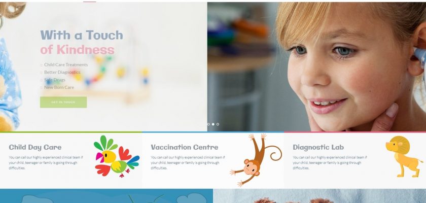 тема WordPress для детской клиники